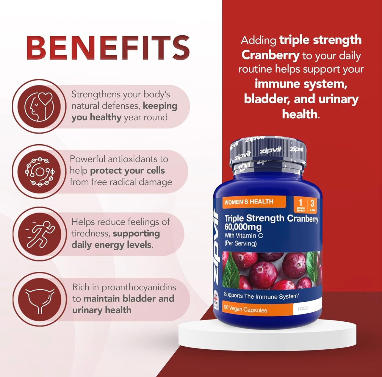Triple strength cranberry