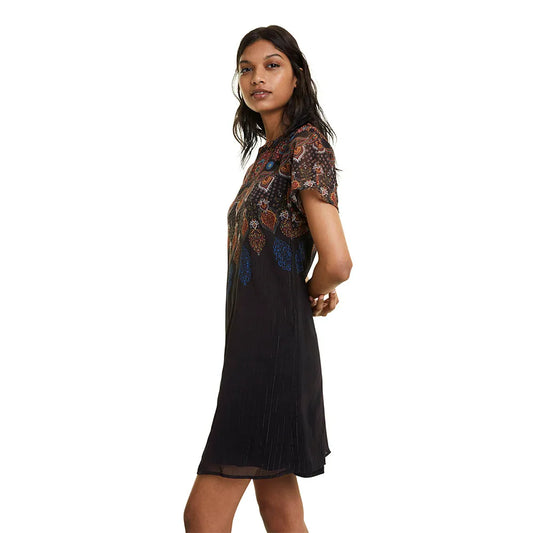 Boho Printed Mini Dress