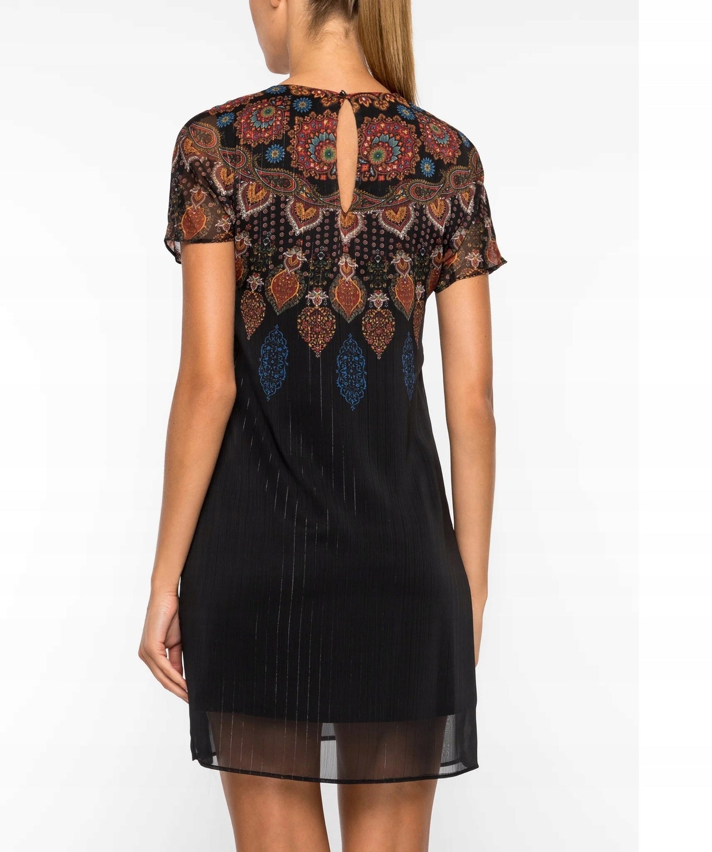 Boho Printed Mini Dress