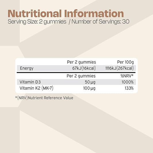 NUTRIBURST - VITAMIN D3 + K2