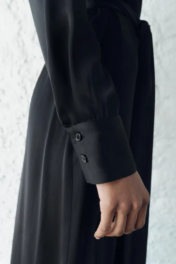 Robe-chemise en satin — ZW COLLECTION