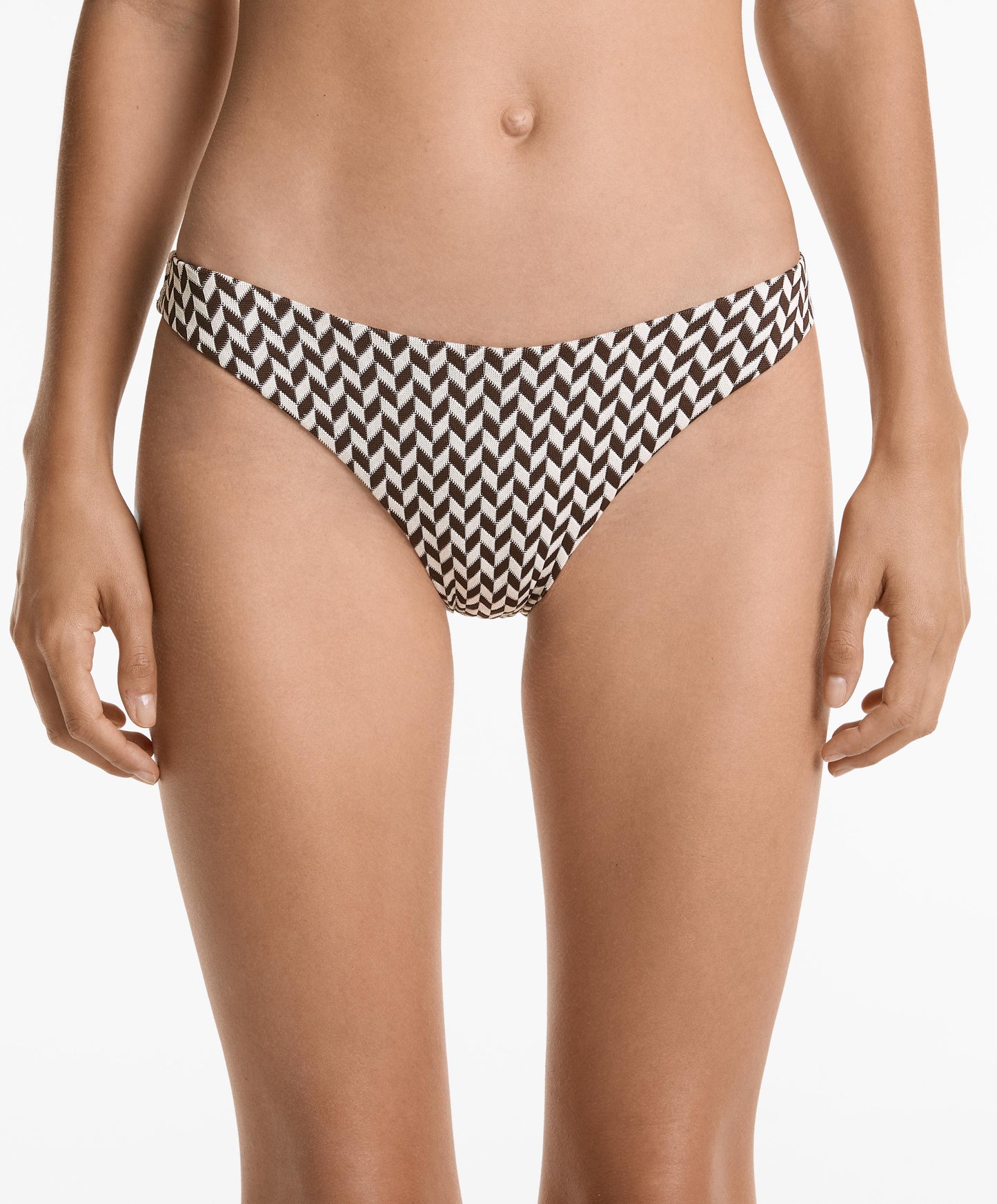 Herringbone triangle bikini set