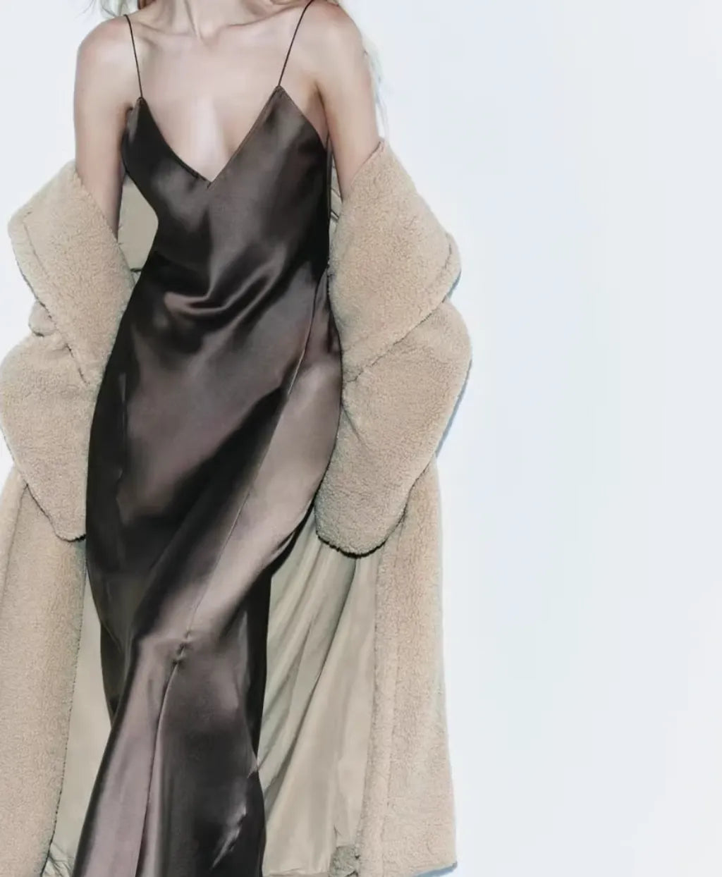 CHEEKY SILK MAXI DRESS