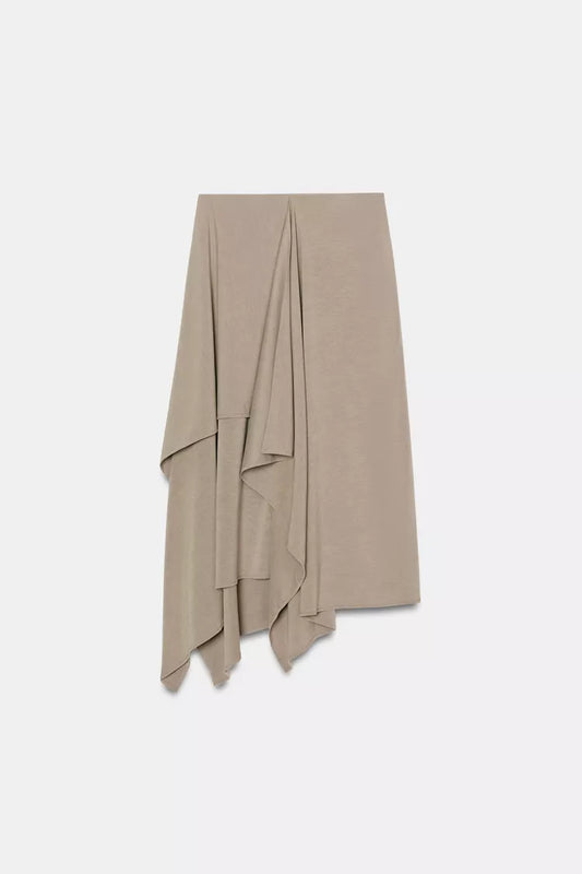 JUPE ASYMÉTRIQUE FLUIDE