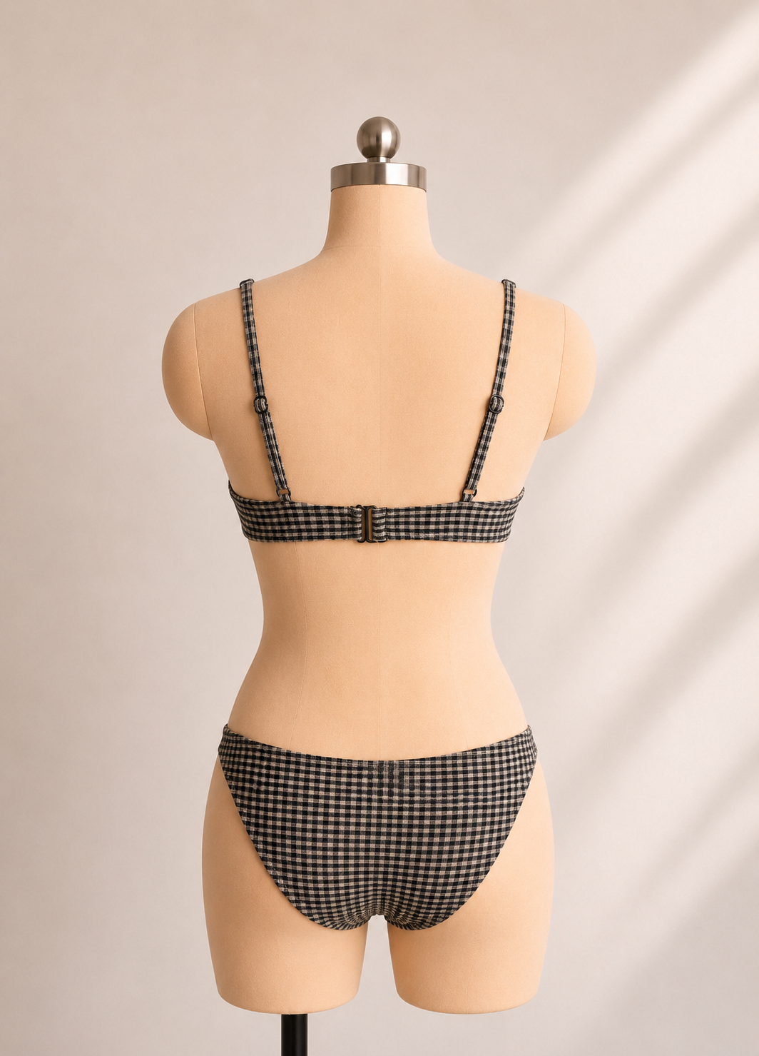 GINGHAM TRIANGLE BIKINI SET