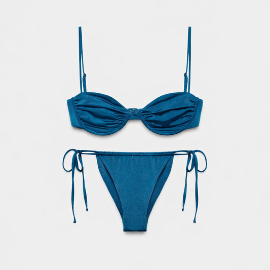 BIKINI À ARMARTURES ET PLIS