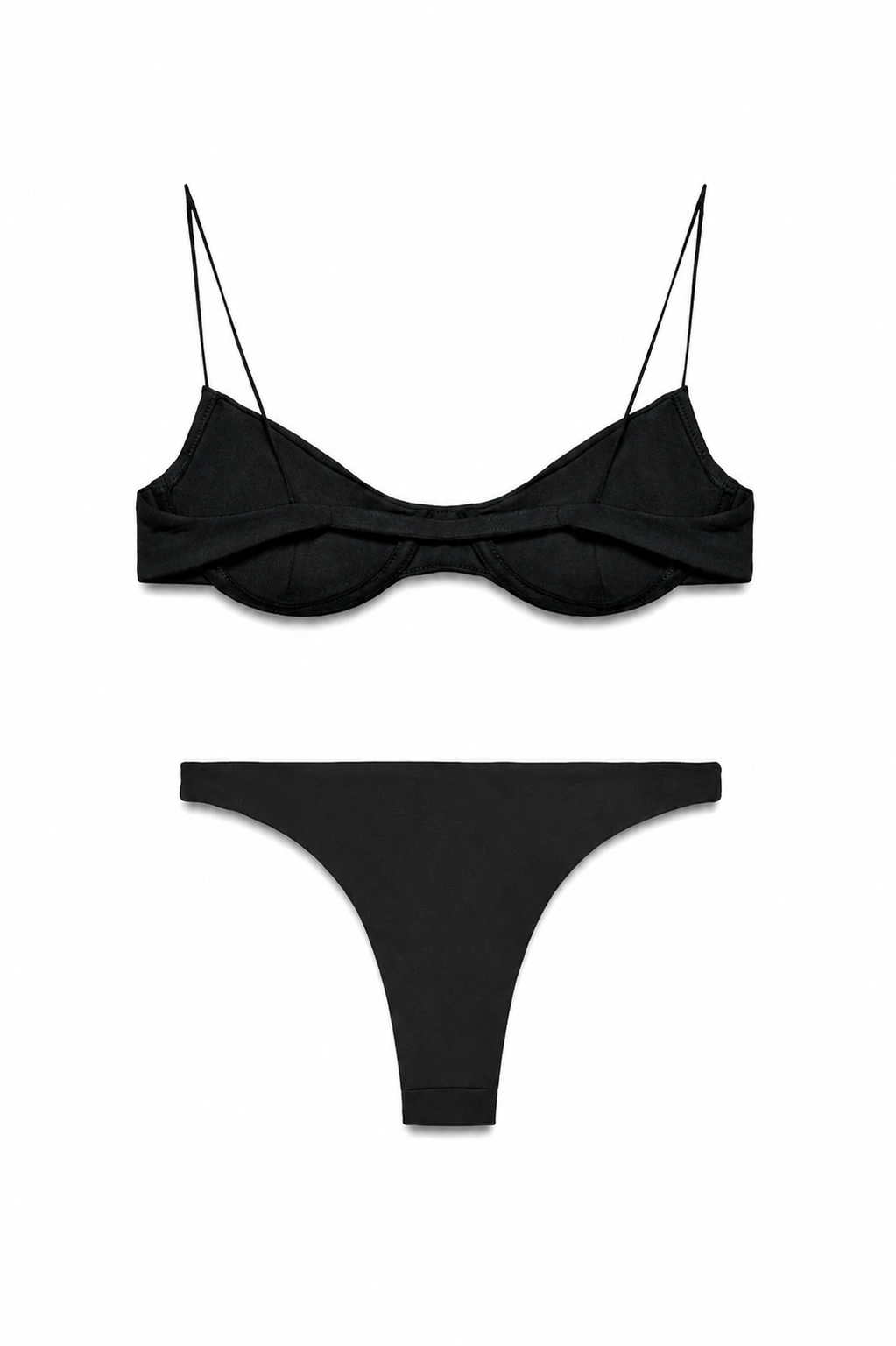 MINIMAL BIKINI WITH UNDERWIRE | Black