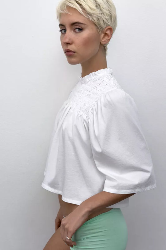 SMOCKED TOP