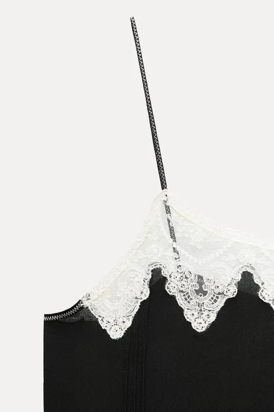 Top style lingerie avec dentelle — ZW COLLECTION
