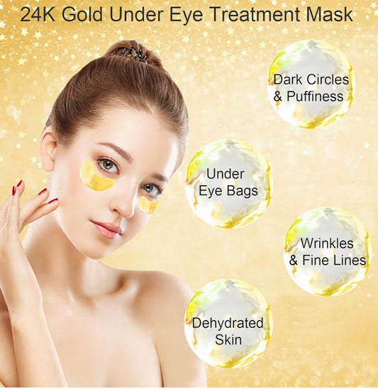 24K Gold Eye Mask