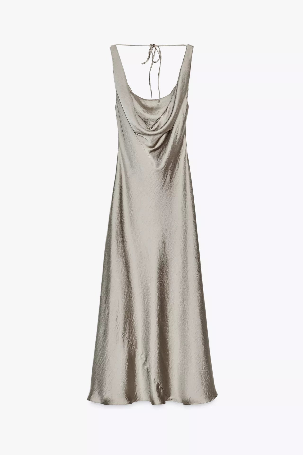 ZW COLLECTION LONG SATIN DRESS