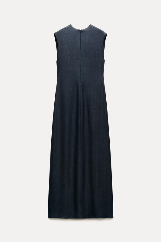 Robe longue à encolure en V — Collection ZW