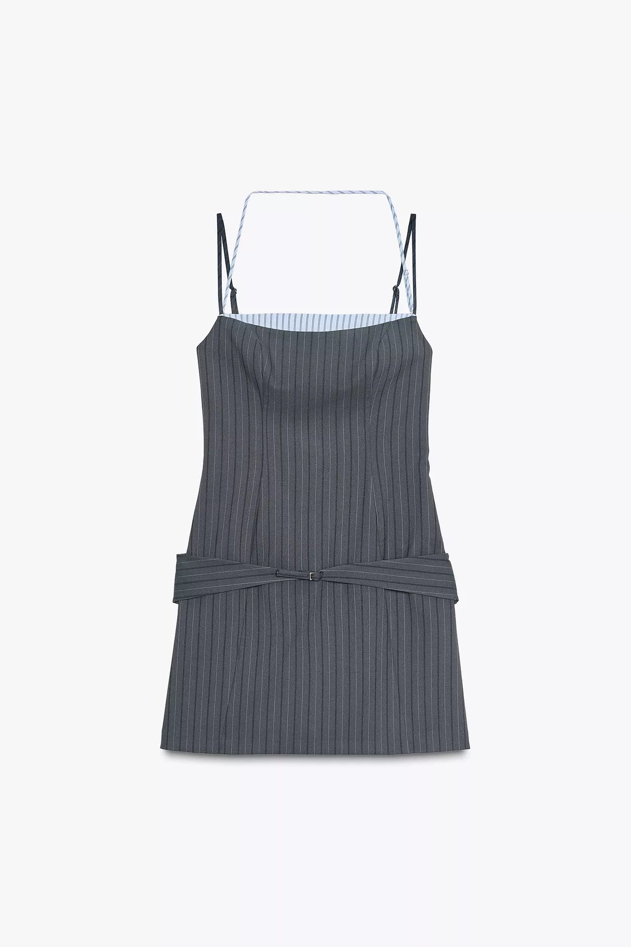 ROBE BIMATIÈRE RAYURE BANQUIER