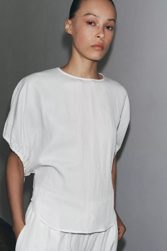 ZW COLLECTION PUFF SLEEVE BLOUSE