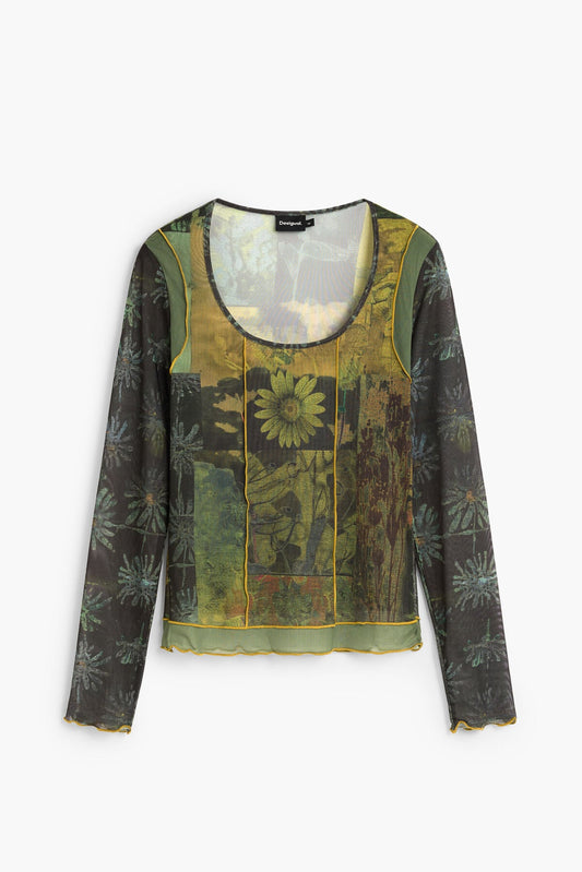 PRINTED LONG-SLEEVE T-SHIRT