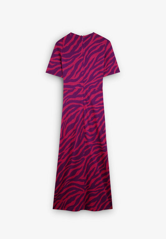 ANIMAL PRINT OPENING DRESS