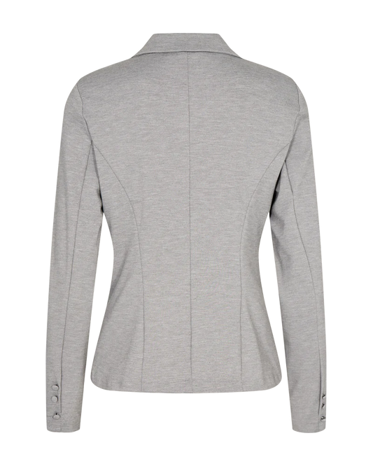 FORM-FITTING BLAZER - GREY