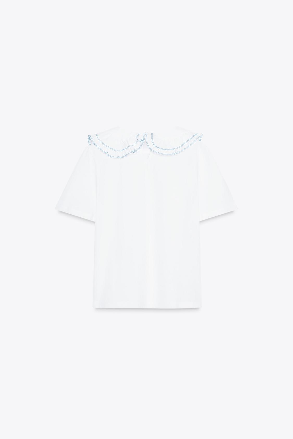PETER PAN COLLAR T-SHIRT