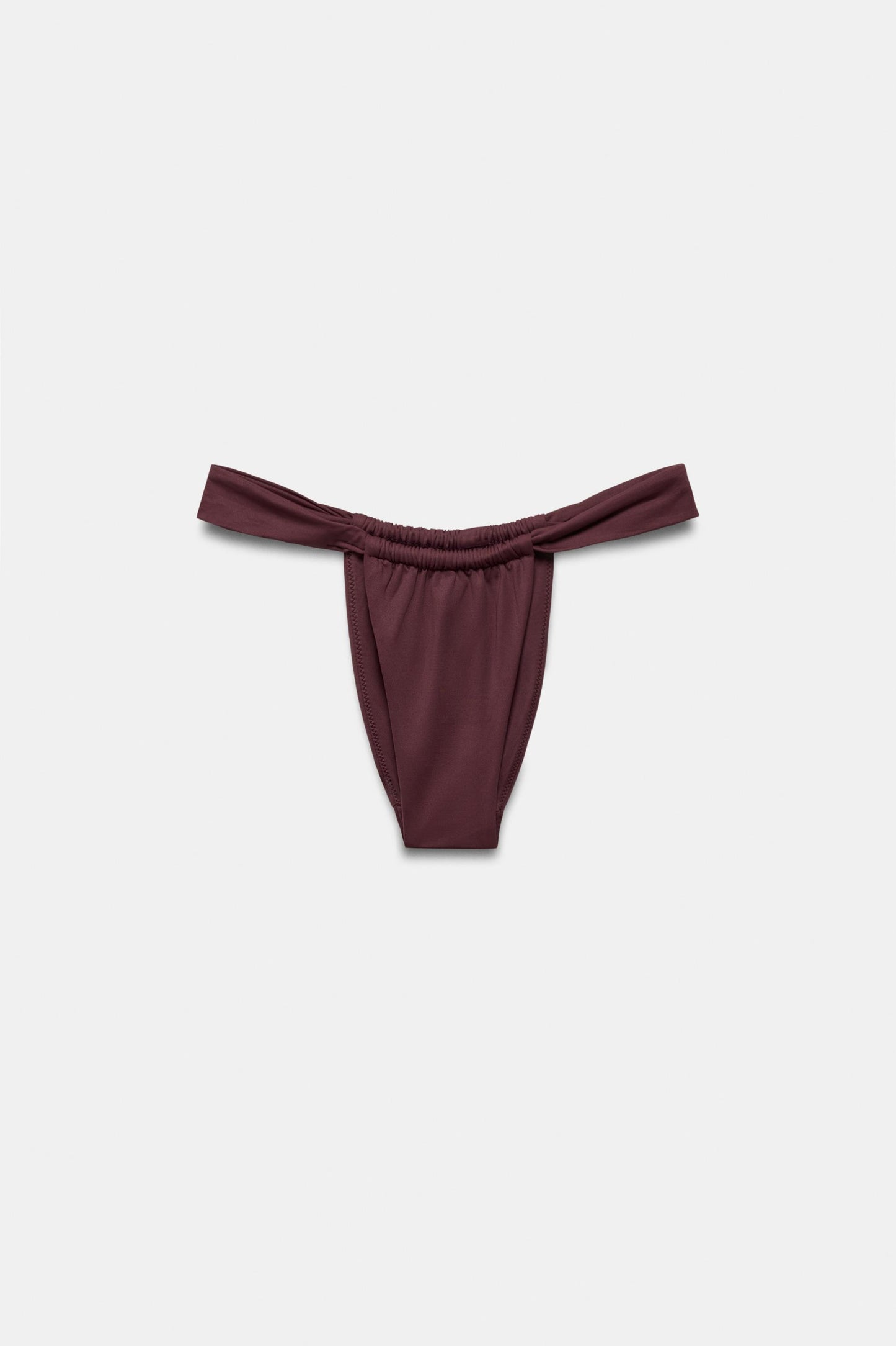 PLEATED HALTER BIKINI SET