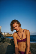 Braided Strap Bandeau Bikini Set, view 1 of 6