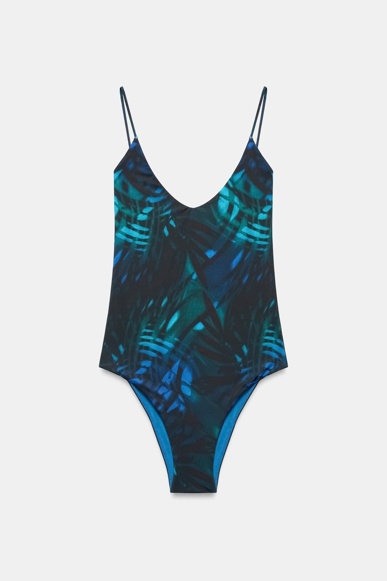 TROPICAL PRINT SWIMSUIT