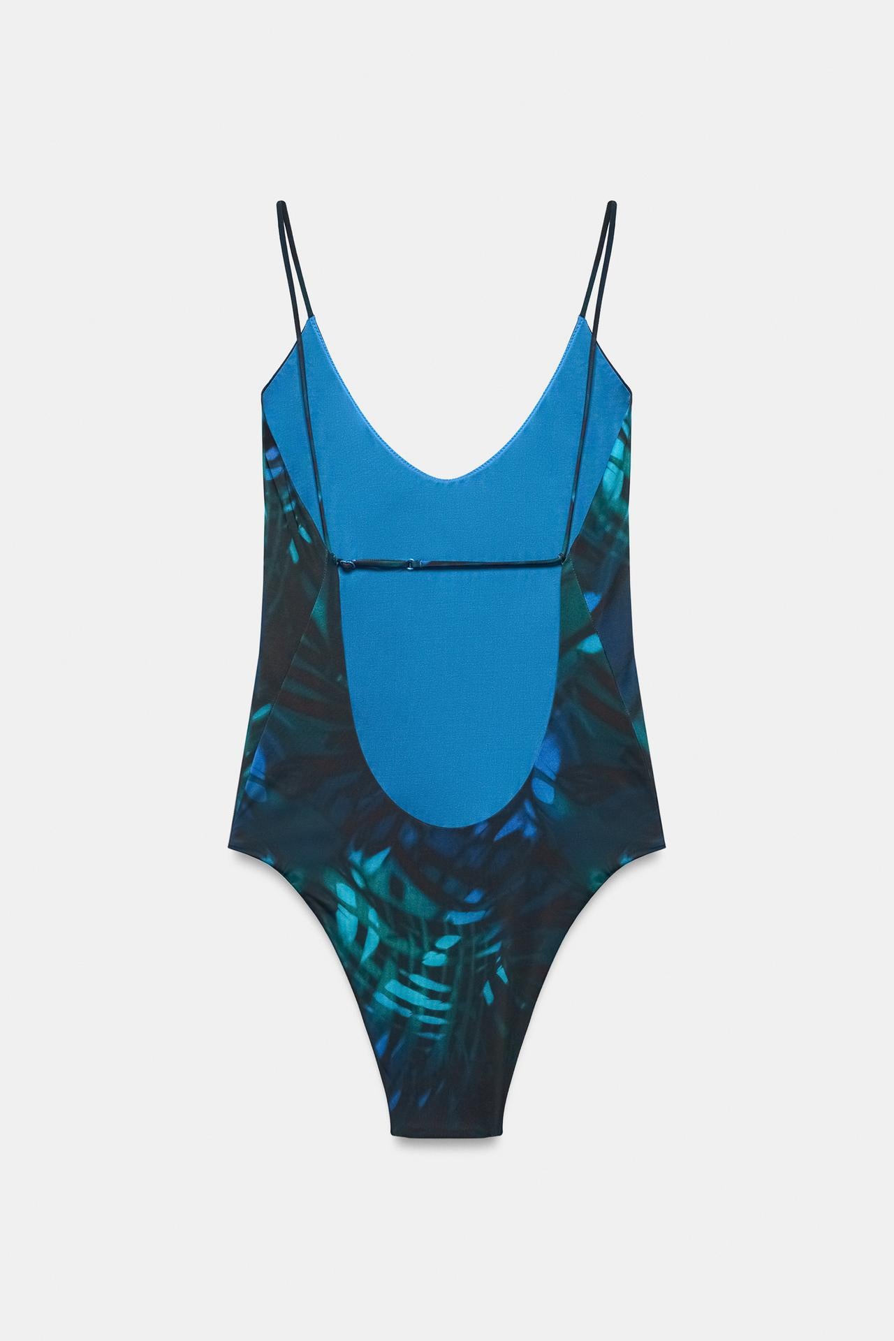 TROPICAL PRINT SWIMSUIT