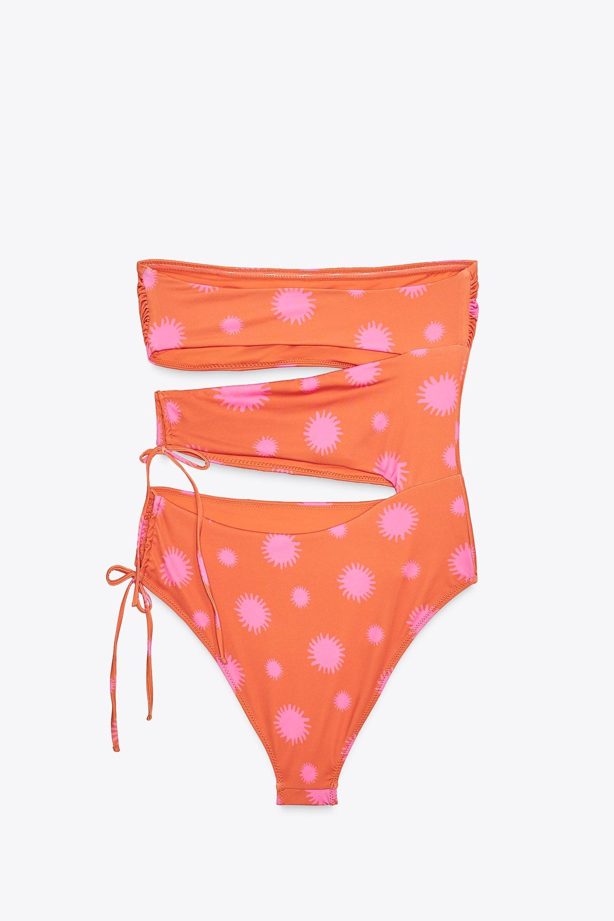 Floral Cut-Out One-Piece Swimsuit, view 5 of 5