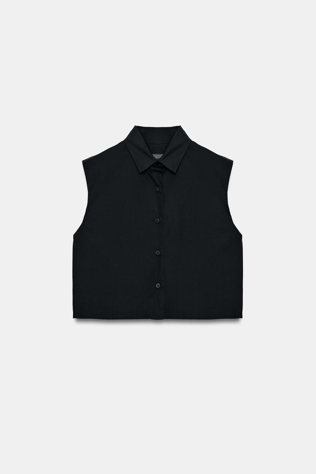 POPLIN TOP WITH VOLUMINOUS BACK