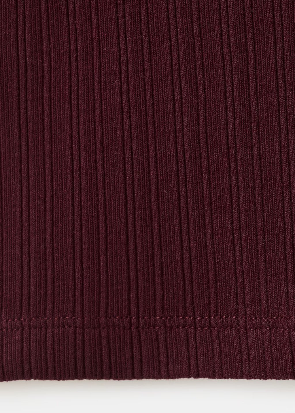 RIBBED T-SHIRT WITH BUTTON DETAILS