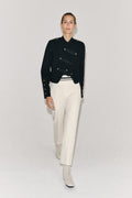 [E6] ZW COLLECTION CROPPED TROUSERS