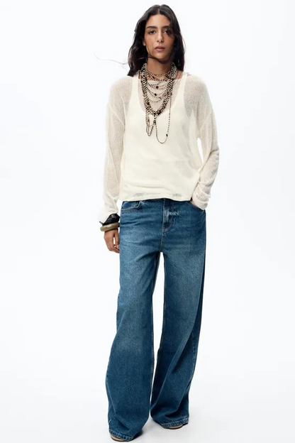rustic-style sweater