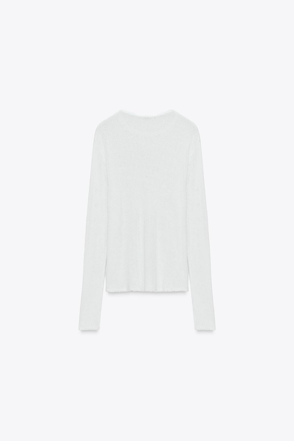 Long-sleeve rustic-style blouse