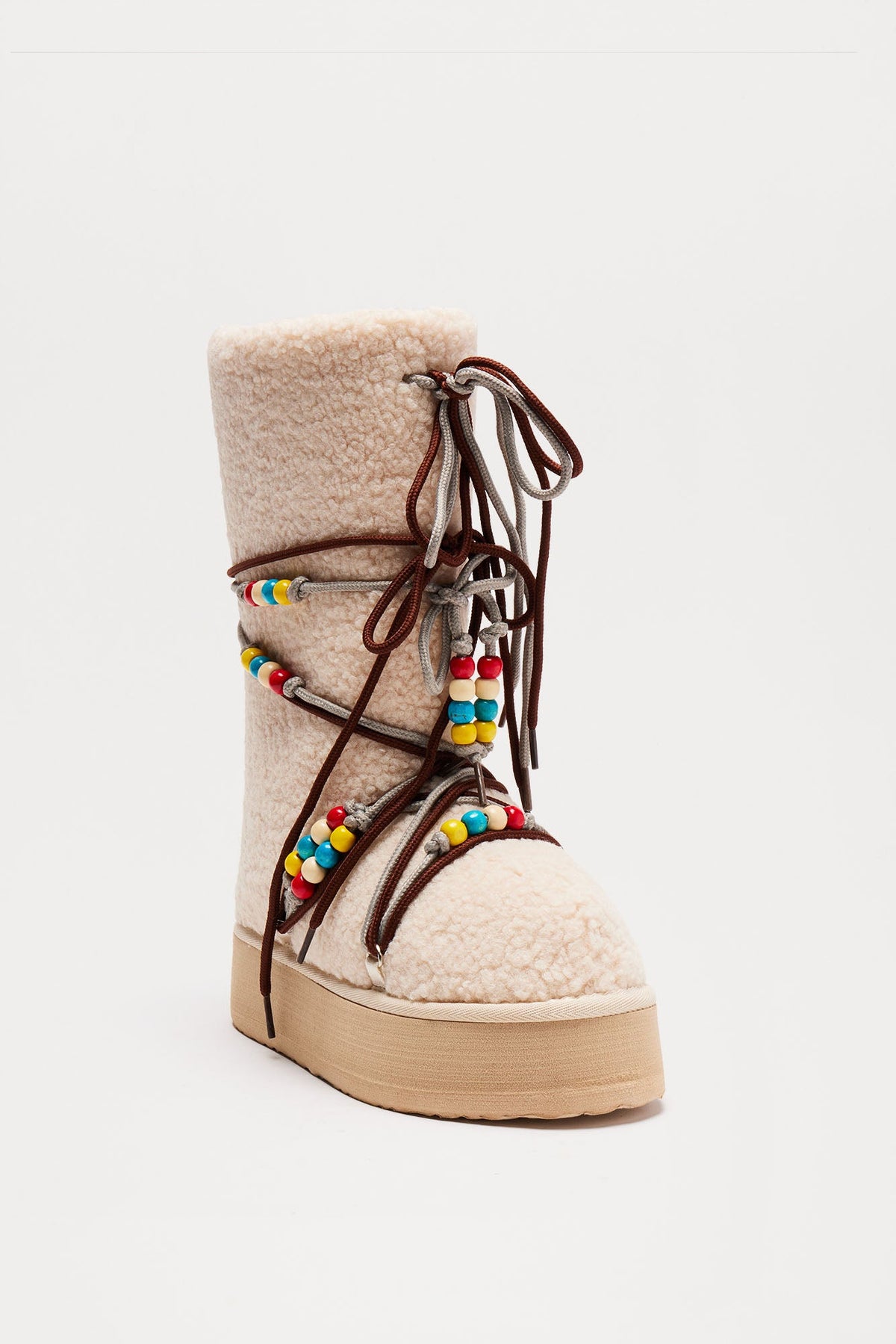Summit Sherpa Boots - Beige - vue 3