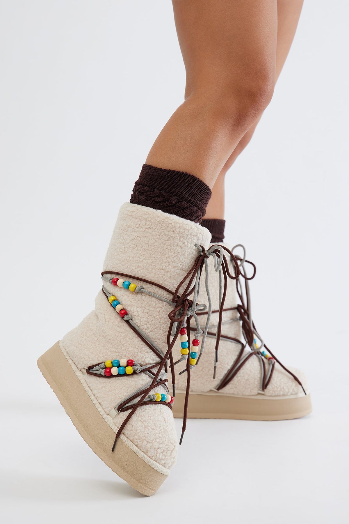 Summit Sherpa Boots - Beige - vue 4