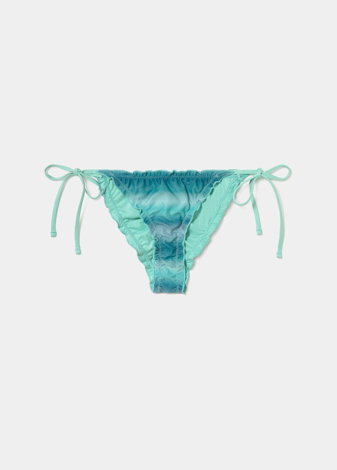 Ombre bikini set of 3 with ruffle