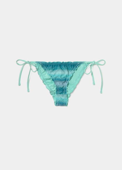 Ombre bikini set of 3 with ruffle