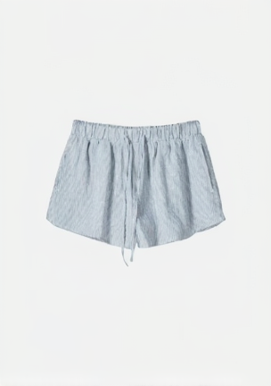 LINEN RUSTIC MINI SHORTS