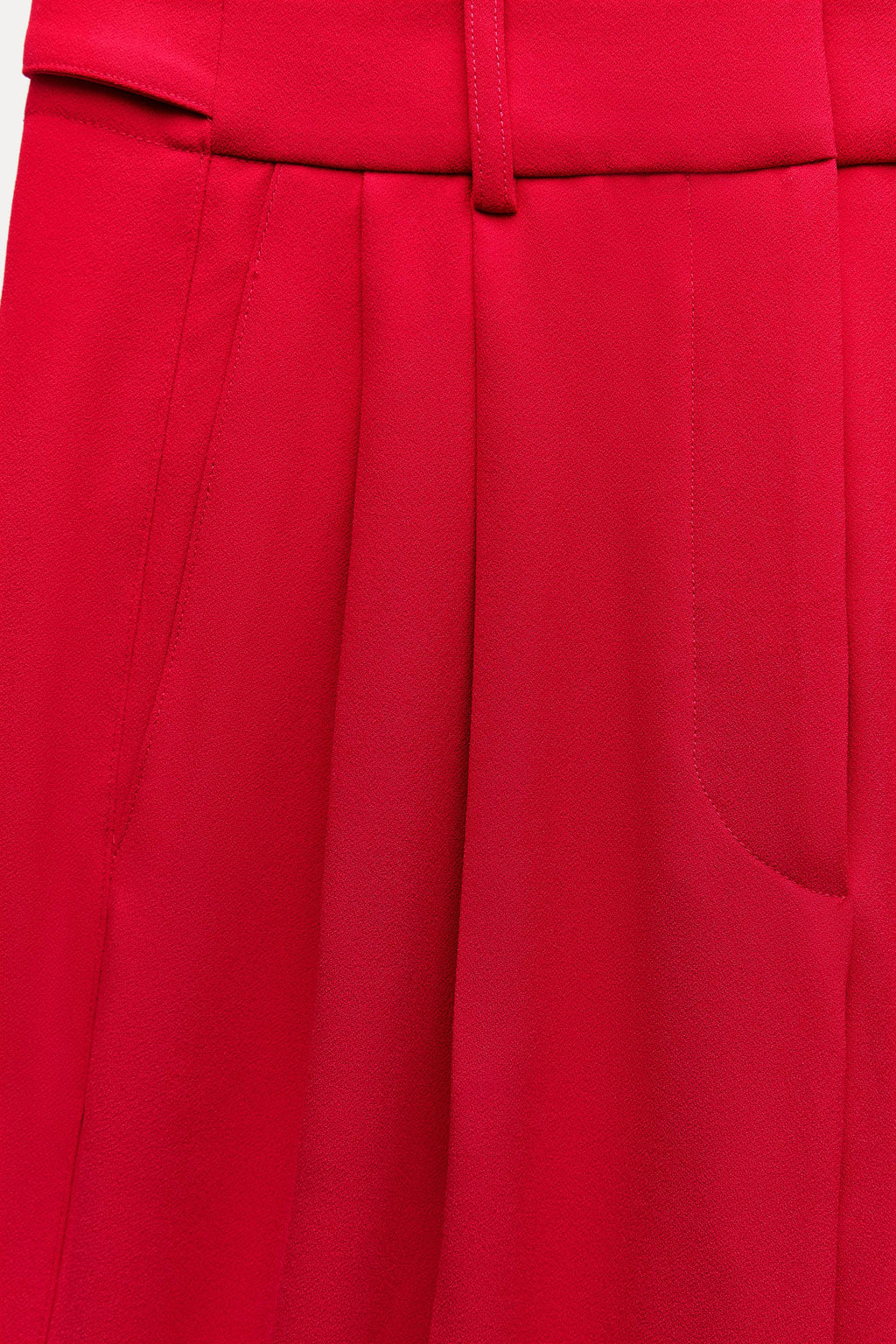 ZW COLLECTION WIDE-LEG PLEATED TROUSERS