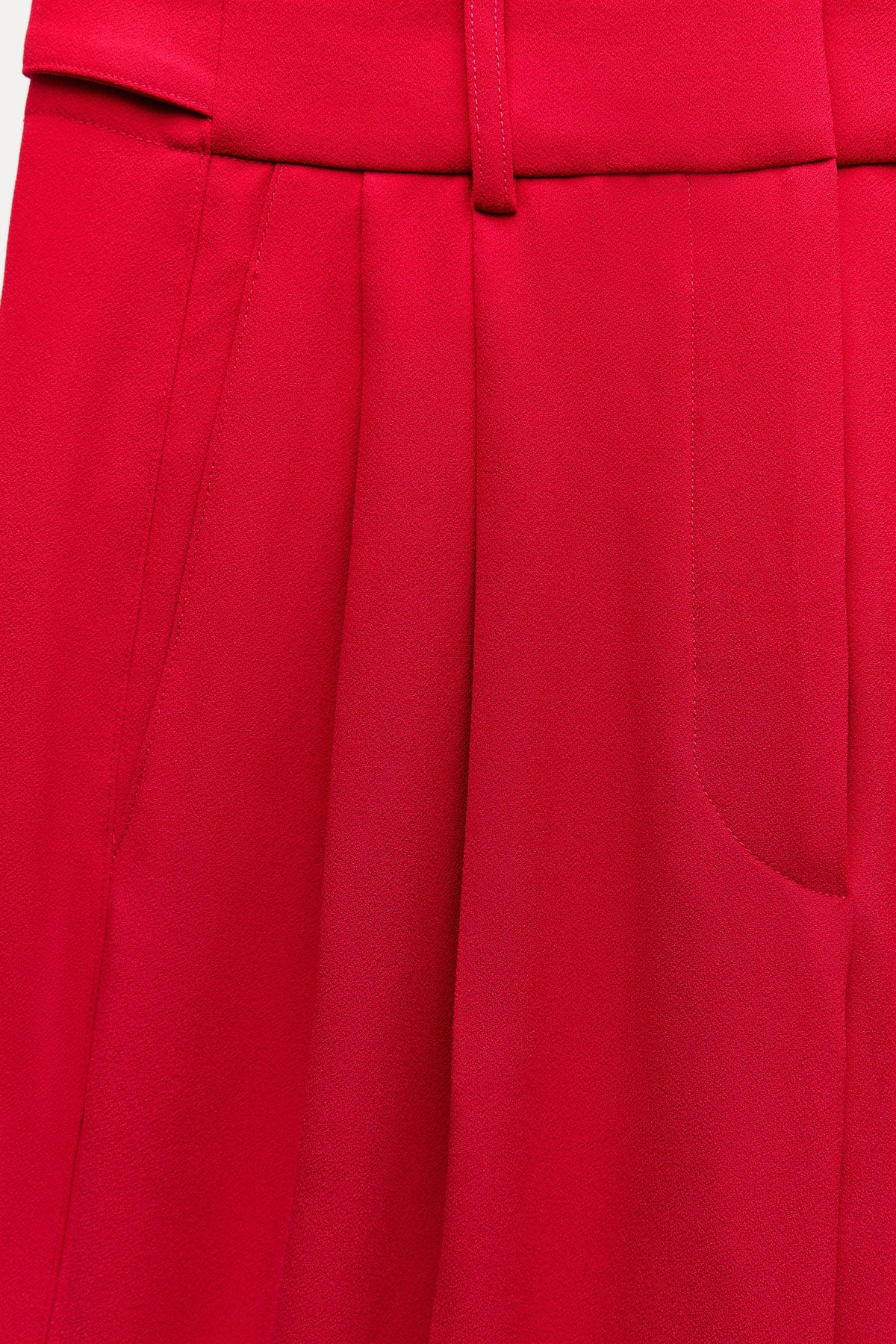 ZW COLLECTION WIDE-LEG PLEATED TROUSERS