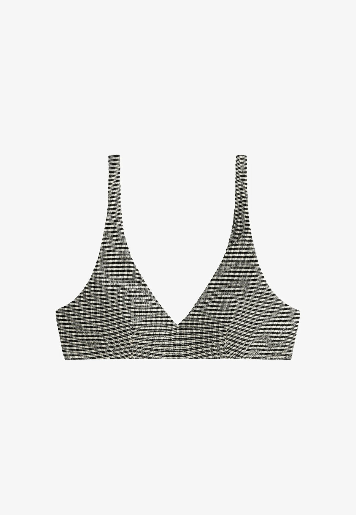 Gingham Triangle Bikini Set, view 3 of 3