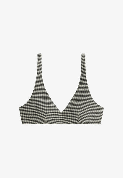 GINGHAM TRIANGLE BIKINI SET
