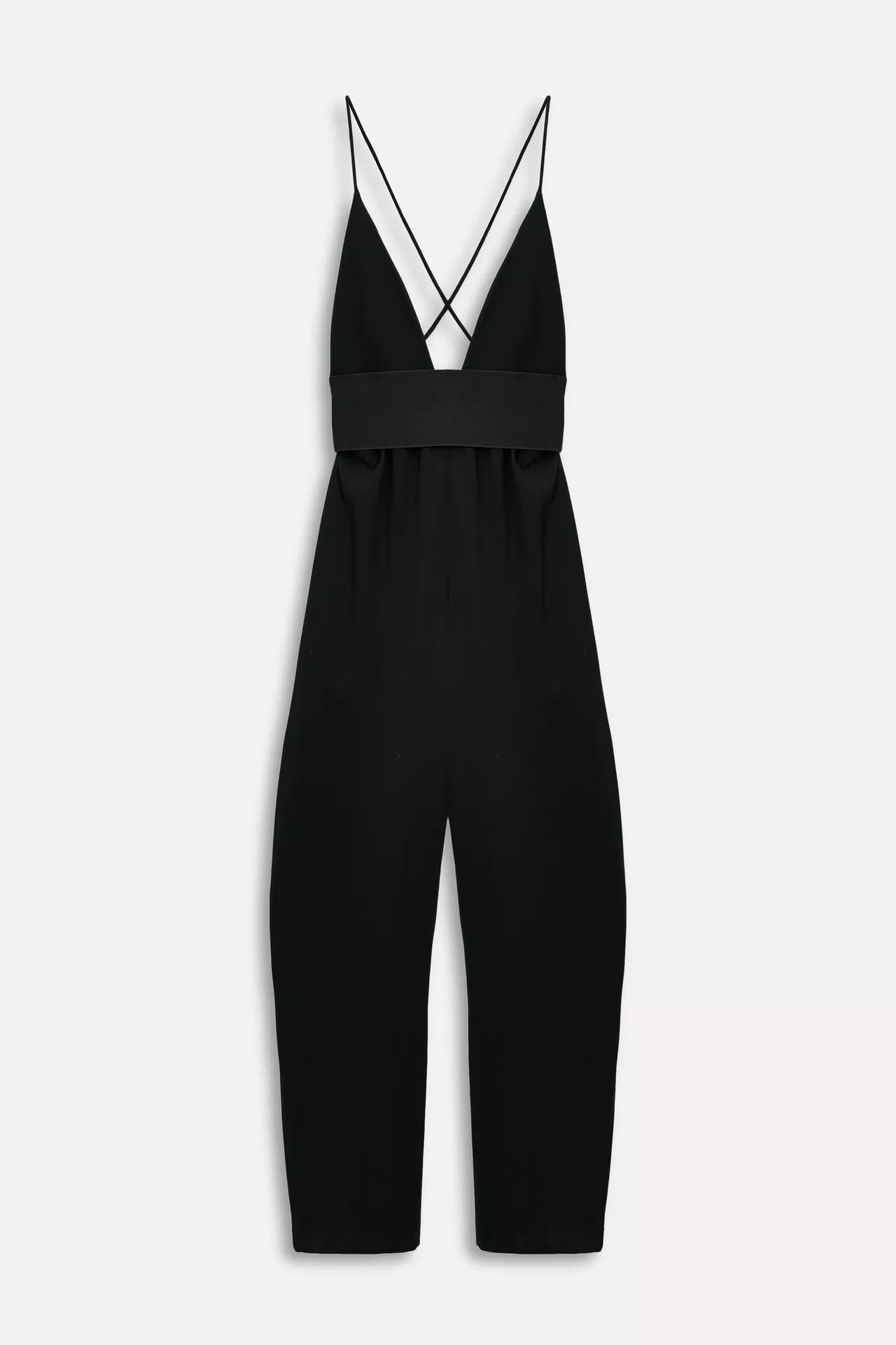 Belted jumpsuit