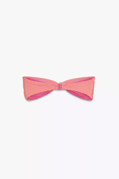STRIPED BIKINI SET - PINK