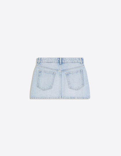 DENIM MINI SKIRT