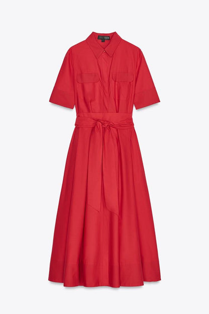 COTON SHIRT DRESS (SANS CEINTURE)