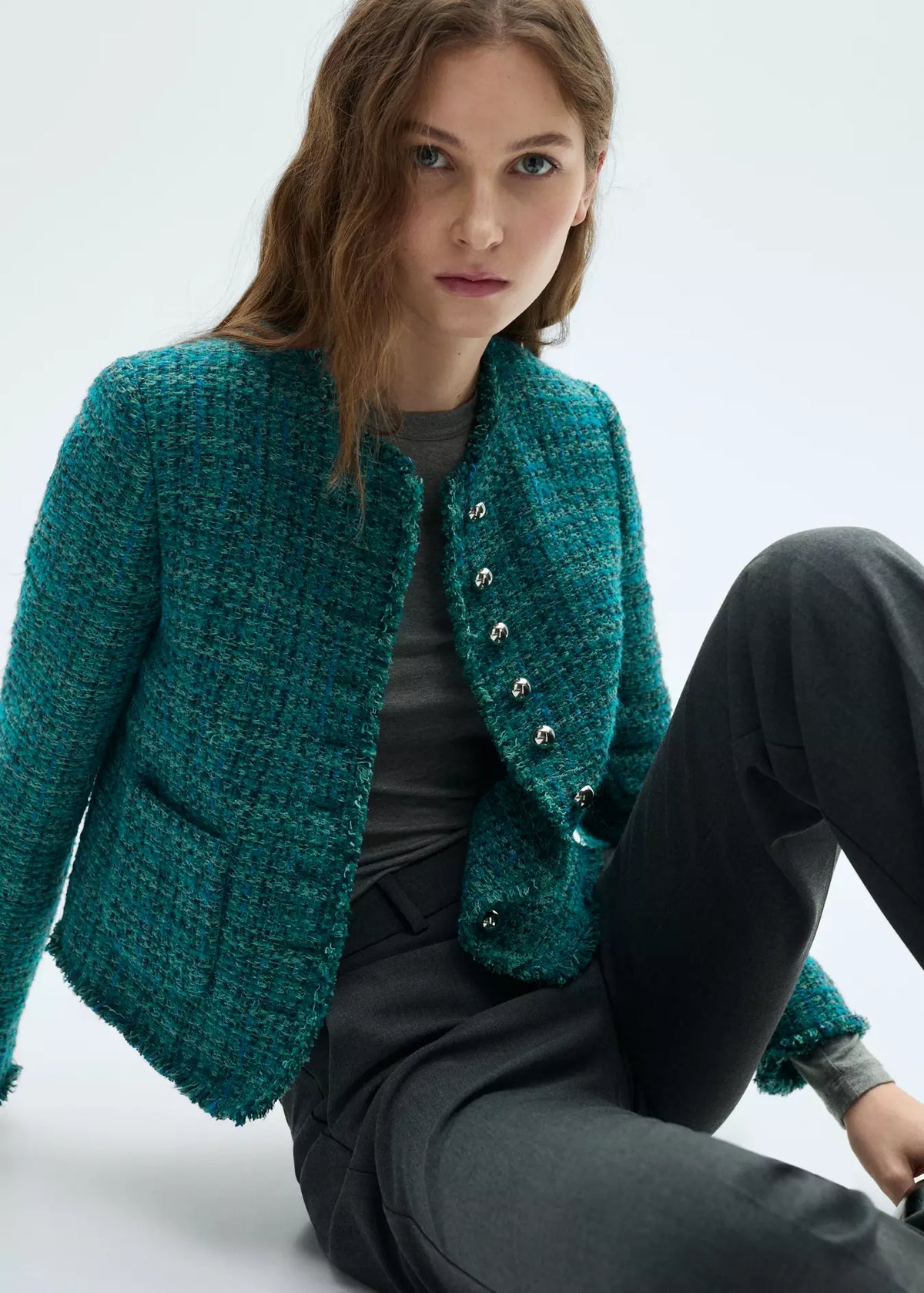 POCKET TWEED JACKET
