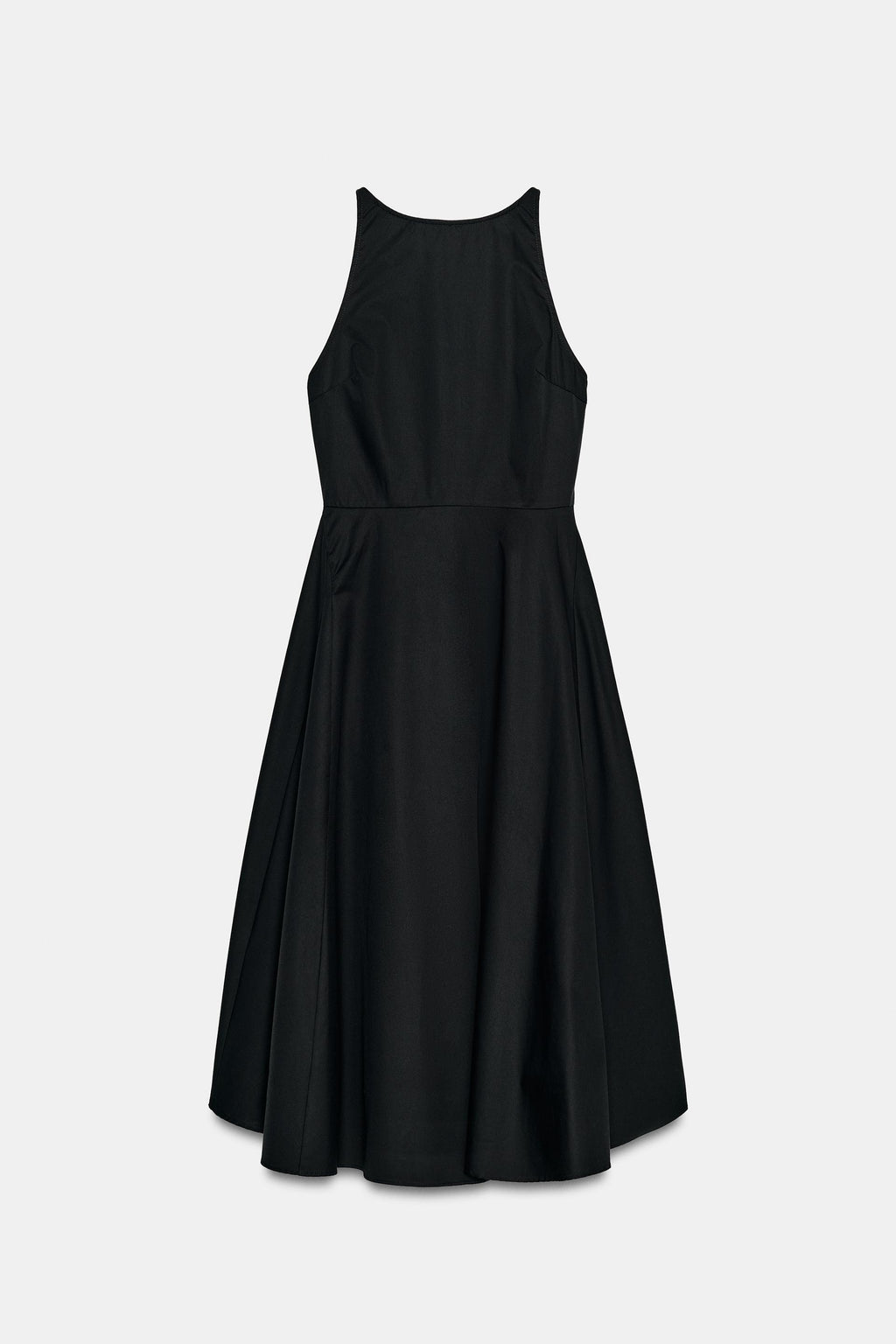 VOLUMINOUS TRENCH MIDI DRESS