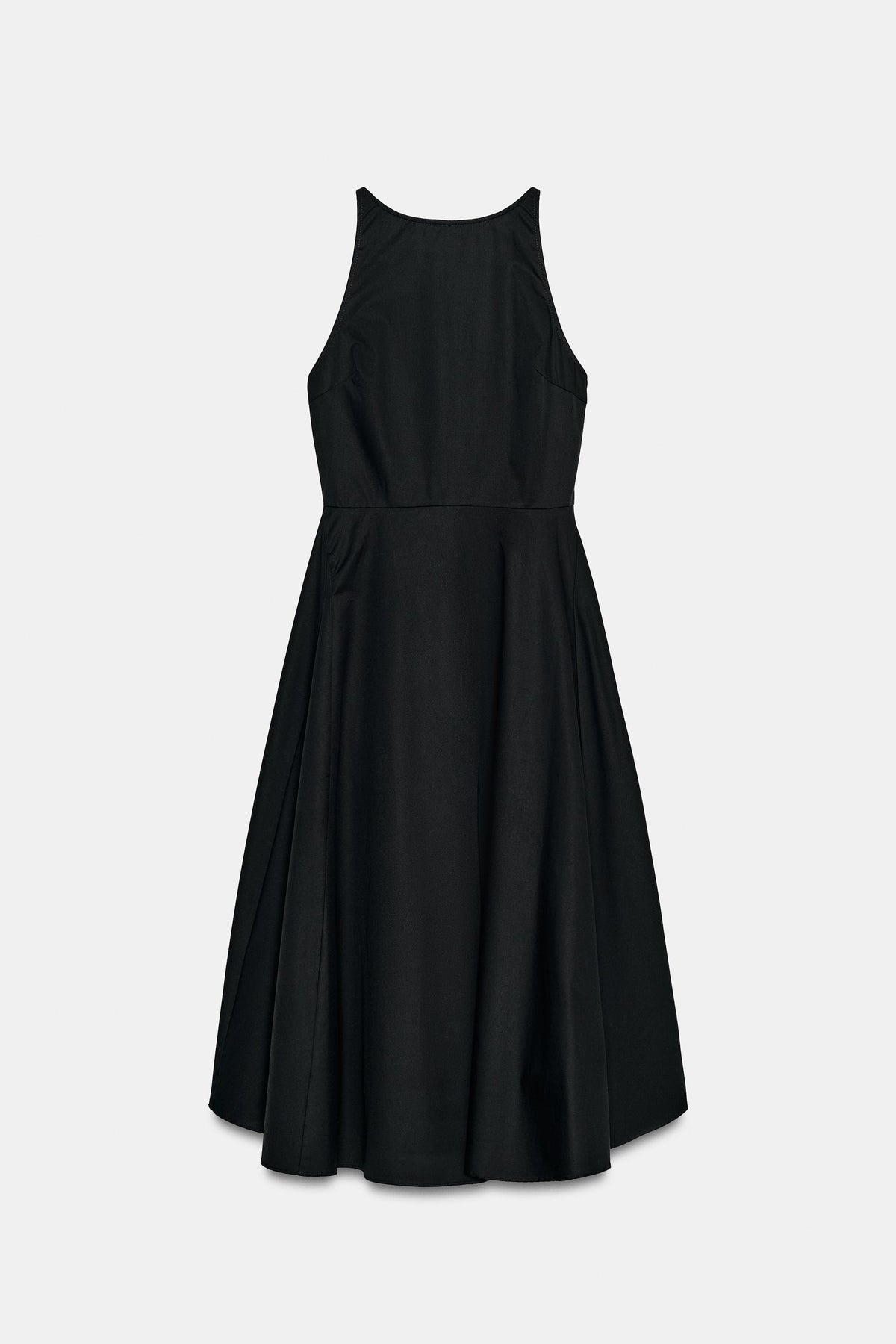 VOLUMINOUS TRENCH MIDI DRESS