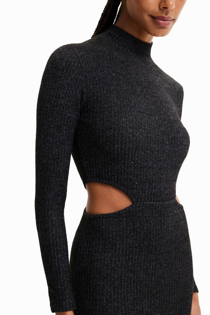 MIDI CUT-OUT DRESS