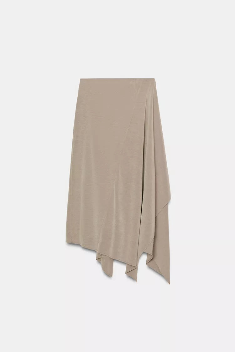 JUPE ASYMÉTRIQUE FLUIDE